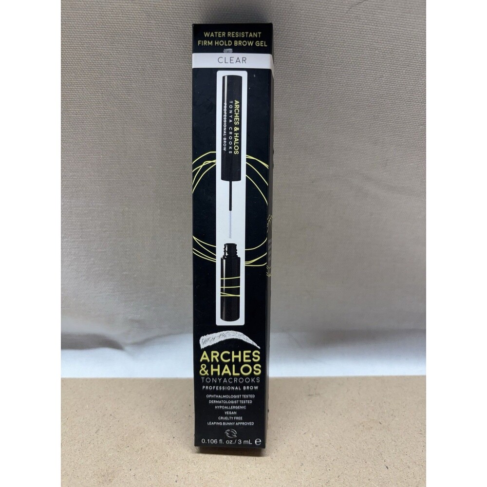 Arches & Halos Tonyacrooks Water Resistant Firm Hold Brow Gel - Clear, New
